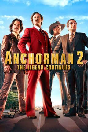 poster for Anchorman 2: The Legend Continues