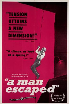 poster for A Man Escaped