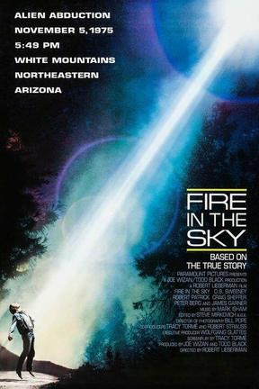 poster for Fire in the Sky
