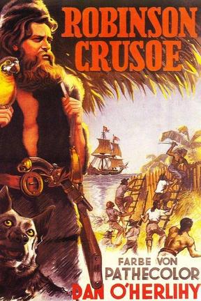 poster for Daniel Defoe's Robinson Crusoe