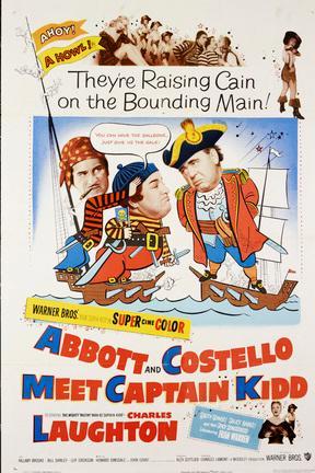 poster for Abbott and Costello Meet Captain Kidd