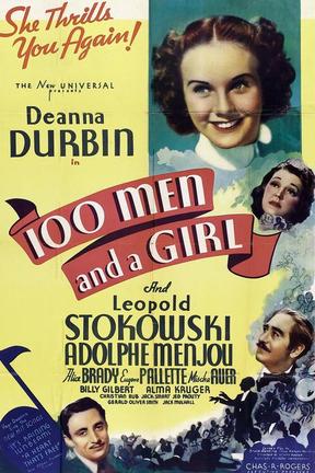 poster for 100 Men and a Girl