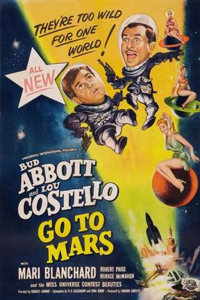 poster for Abbott and Costello Go to Mars