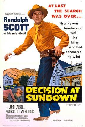 poster for Decision at Sundown
