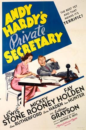 poster for Andy Hardy's Private Secretary