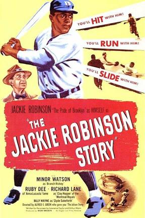 poster for The Jackie Robinson Story