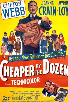poster for Cheaper by the Dozen