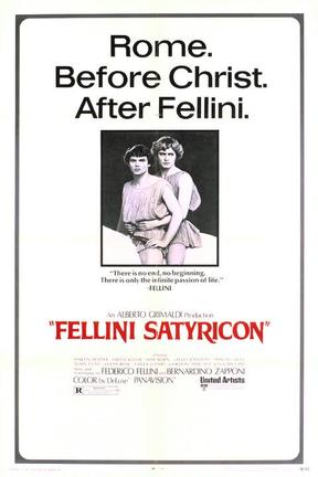 poster for Fellini Satyricon