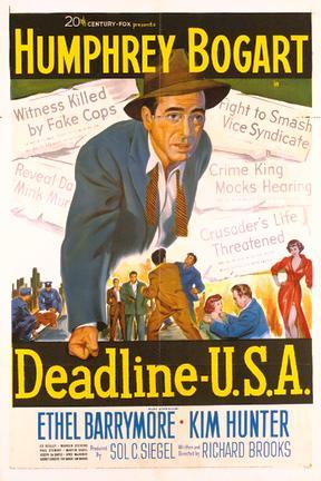 poster for Deadline U.S.A.