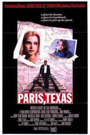 poster for Paris, Texas