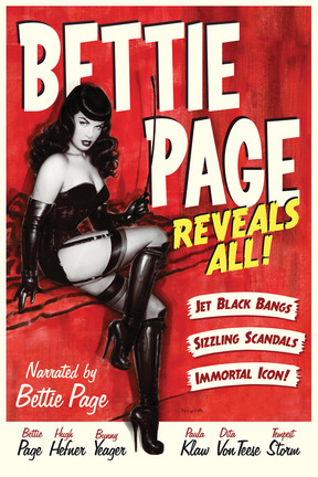 poster for Bettie Page Reveals All