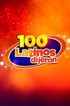 poster for 100 latinos dijeron
