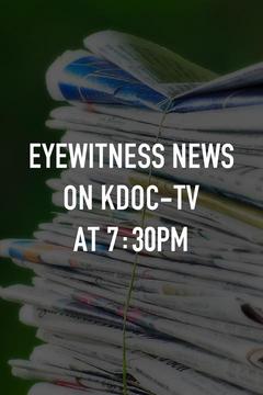 poster for Eyewitness News on KDOC-TV at 7:30pm