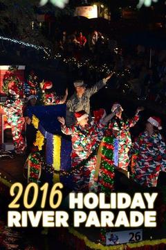 poster for 2016 Holiday River Parade