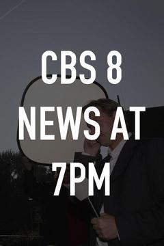 poster for CBS 8 News at 7pm