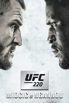 poster for UFC 220: Miocic vs. Ngannou