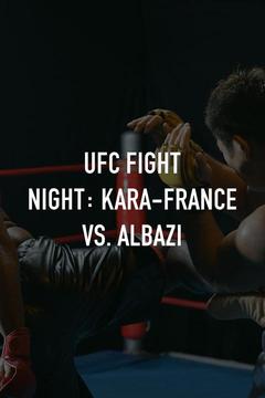 poster for UFC Fight Night: Kara-France vs. Albazi