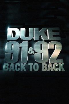 poster for Duke '91 & '92: Back to Back