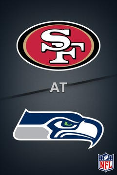 poster for NFC Championship: San Francisco 49ers @ Seahawks
