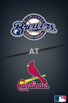 poster for Brewers @ Cardinals