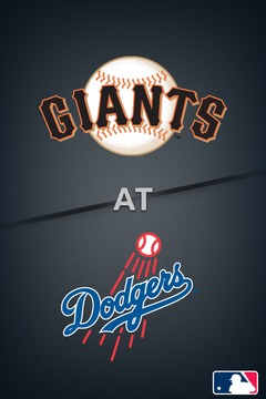 poster for Giants @ Dodgers