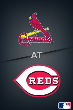 poster for Cardinals @ Reds