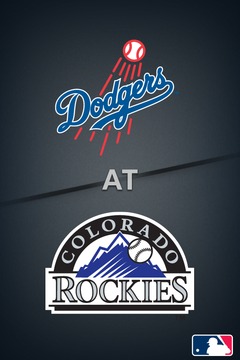 poster for Dodgers @ Rockies