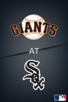 poster for Giants @ White Sox (White Sox Broadcast)