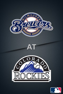 poster for Brewers @ Rockies (Rockies Broadcast)