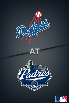 poster for Dodgers @ Padres