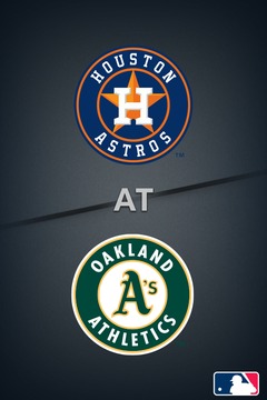 poster for Astros @ Oakland Athletics