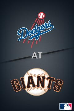 poster for Dodgers @ Giants