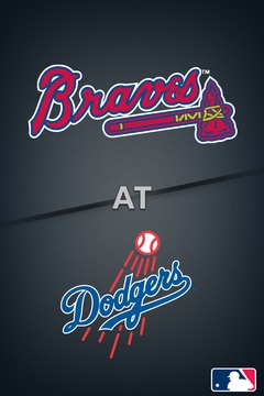 poster for Braves @ Dodgers