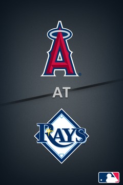 poster for Angels @ Rays