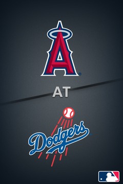 poster for Angels @ Dodgers