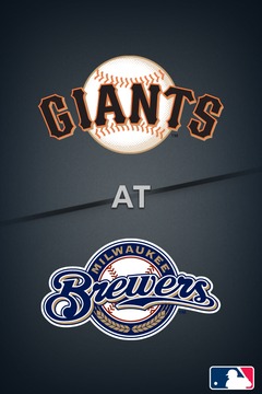 poster for Giants @ Brewers