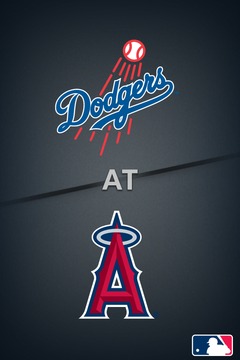 poster for Dodgers @ Angels