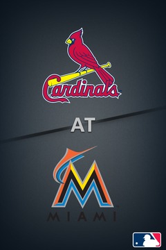 poster for Cardinals @ Marlins