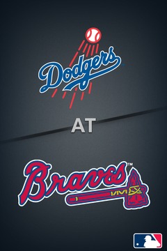 poster for Dodgers @ Braves