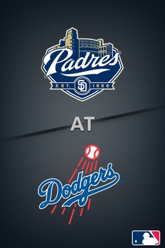 poster for Padres @ Dodgers