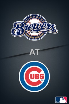 poster for Brewers @ Cubs