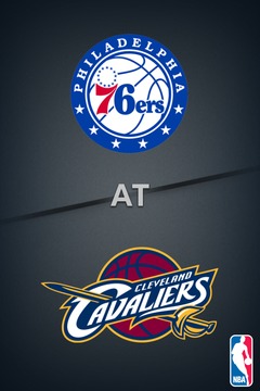 poster for 76ers @ Cavaliers