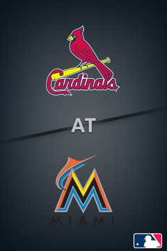 poster for Cardinals @ Marlins
