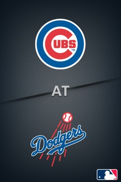 poster for Cubs @ Dodgers