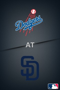 poster for Dodgers @ Padres