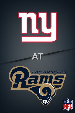 poster for Giants @ Los Angeles Rams