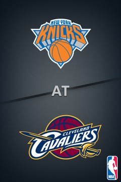 poster for Knicks @ Cavaliers