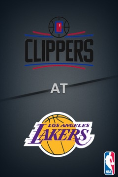 poster for Clippers @ Lakers