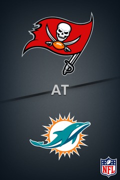 poster for Buccaneers @ Dolphins