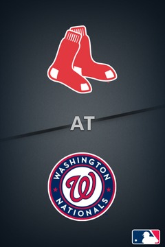 poster for Red Sox @ Nationals